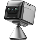 WiFi міні камера відеонагляду Camsoy S70W з подвійною лінзою 1920x1080 Пластик Чорний