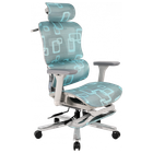 Офисное эргономичное кресло GT Racer B-528 Gray/Blue