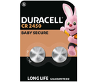 Батарейки Duracell CR2450 літієві 3 В 600 мА·год 2 шт