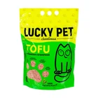 Наповнювач Lucky Pet з тофу для котячого туалету з ароматом зеленого чаю, 6 л