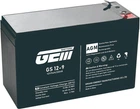 Акумуляторна батарея GEM Battery 12V-9.0Ah AGM F1/F2 (GS 12-9)