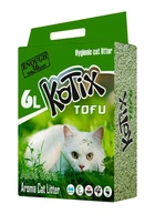 Соєвий наповнювач для котячого туалету Kotix Tofu з ароматом алое вера, 6 л