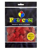Шарики Pelican латексные 5" (13cm) пастель червоний, Pelican 50шт Красный Pelican (805015)