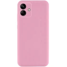 Чехол TPU GETMAN Liquid Silk Full Camera для Samsung Galaxy A06 Розовый / Pink
