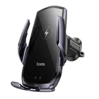 Автотримач Hoco CA202 Plus Automatic Clamping Wireless 15W Чорно-Сірий