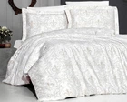 Турецкое постельное белье First Choice Cotton Satin Delmor krem евро