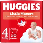 Подгузники Huggies Little Movers 4 (7-18 кг) Jumbo 50 шт