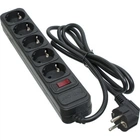 Фільтр живлення Patron 1.8 m3*1.5mm2 (SP-1652) 5 розеток BLACK