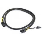 Кабель живлення PCI Express 6pin to 6+2pin