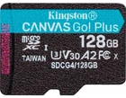 Карта пам'яті Kingston 128GB microSDXC сlass 10 UHS-I U3 V30 A2 Canvas Go Plus G4 (SDCG4/128GBSP)