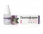 Капли глазные для животных Фарматон Гентафарм 0,4%, 10 мл