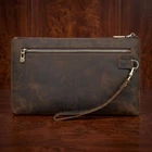 Барсетка чоловіча в шкурі Crazy horse 14954 Vintage коричневий
