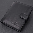 Вертикальный кошелек с блоком под документы из натуральной кожи ST Leather 22479 черный