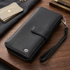 Гаманець-клатч унісекс із натуральної шкіри ST Leather 19432 чорний
