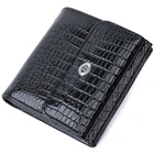Женский фактурный кошелек из натуральной кожи ST Leather 22706 черный