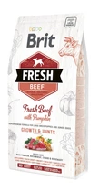Сухий корм Brit Fresh Growth&Joints для цуценят і юніорів великих порід собак з яловичиною і гарбузом