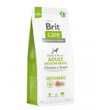Корм для собак середніх порід Brit Care Dog Sustainable Adult Medium Breed з куркою та комахами