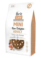 Сухий корм Brit Care Mini Raw Delights Adult індичка з креветкою
