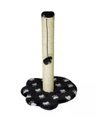 Когтеточка Lucky Pet "Лапка" черная, 38х38х66см