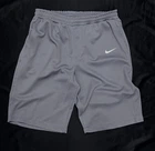 Спортивные мужские шорты Kukuruza Nike серые летние повседневные базовые удобные стильные трикотажные одежды/S