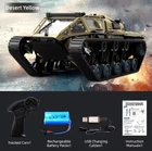 Вездеход на радиоуправлении JJRC C8812 Ripsaw EV3 F-4 Желтый