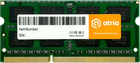 Оперативна пам'ять Atria 8GB SODIMM DDR3 1600MHz (UAT31600CL11SLK1/8)