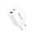 Мережевий зарядний пристрій Remax Kiddy Series 33W A+C Fast Charger RP-U122 EU-White (6954851209393)