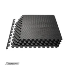 Татамі мат EasyFit SwallowTail пазл ластівчин хвіст з бортиком 120х120х1 см (EVA пазл-мат для спортивного залу та дому, даянг, будо-мат) EF-1950