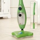 Парова швабра Master Steam H2O Mop X5 багатофункціональний пароочисник для дому з регулятором потужності пари та набором насадок для миття підлоги вікон килимів меблів одягу сантехніки та плитки з мікрофібровою і бавовняною накладками