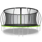 Батут с внутренней сеткой Jump Pro Premium Zipro 5902659843197, 496 см, черно-зеленый