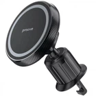 Автодержатель для телефона Proove Carbon Magnetic Air Outlet Car Mount Автомобильный держатель на дефлектор с магнитным креплением, Черный