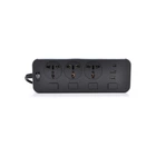Мережевий фільтр живлення Voltronic TВ-Т14, 3роз, 3*USB Black (ТВ-Т14-Black)