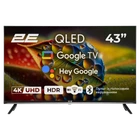 Телевизор 2E 43A77Q 43” дюйма 3840x2160 QLED Google TV