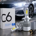 2 шт, Комплект галогенних ламп для авто C6-H4