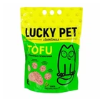 Соевый (тофу) наполнитель для котов Lucky Pet, с ароматом персика, 6 л