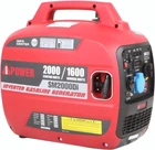 Бензогенератор інверторний A-iPower SM2000Di, 1.6/2.0 кВт, однофазний, чиста синусоїда, ручний старт, бак 4 л, до 6 год, 21 кг