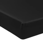 Простирадло на резинці по периметру MirSon Satin Light Pro 10-006 Black 120x200+25 см (2200010171600)