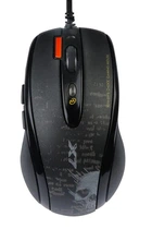 Миша ігрова A4Tech F5, V-Track, USB, 3000 dpi, чорна