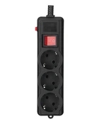 Сетевой фильтр Gembird SPG3-G-15B-PRO, 3 розетки, 4,5м, черный