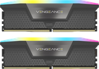 Оперативна пам'ять Corsair 32GB (2x16GB) DDR5 6000MHz Vengeance RGB Black (CMH32GX5M2E6000Z36)