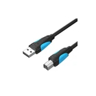 Кабель для принтера USB 2.0 AM/BM 1.5m black Vention (VAS-A16-B150) (355920)