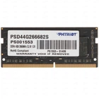 Модуль памяти SO-DIMM 4GB/2666 DDR4 Patriot Signature Line (PSD44G266682S)