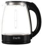 Електрочайник Dario DR1802 скло 1.8 л чорний