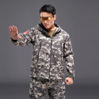 Тактическая куртка / ветровка Pave Hawk Softshell ACU (пиксель серый) XL - изображение 5