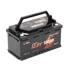 Аккумуляторная батарея LiFePO4 Li-TIME 12.8V 100Ач 1280Wh Bluetooth, 4000Cycles, BMS100A, ≤40mΩ, IP65, до 6000 циклов, L358 B177 H188 mm, 9.9 kg