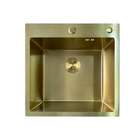 Мийка з нерж. сталі MIXXUS MH5050 MICRO DECOR BRUSHED GOLD (3.0/0.8) (колір матове золото) (MI8214)