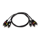Кабель мультимедійний 3xRCA M to 3xRCA M 0.8m Atcom (10808)