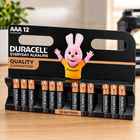 Батарейки щелочные Duracell Everyday Alkaline AAA LR03 (MN2400), 12 шт