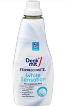 Гель DenkMit White Sensation для прання білих тканин 1л, 40 прань