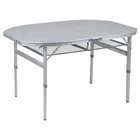 Стол кемпинговый складной Bo-Camp Premium Oval алюминий 120х80 см серый